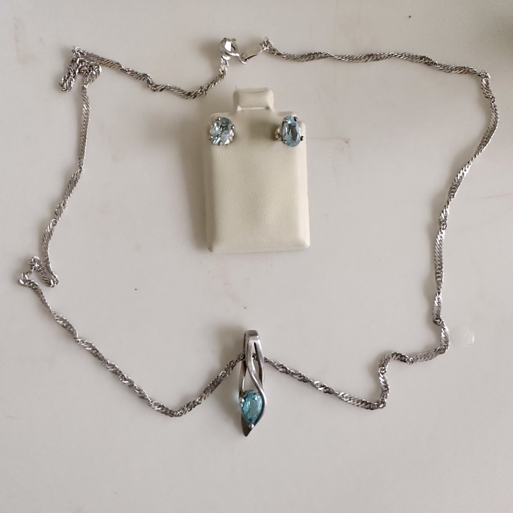 Cubic Zicornia Birthstone Jewelry Set